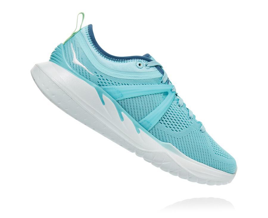 Chaussure Running Hoka One One Tivra Femme - Bleu/Blanche - SBI-850642